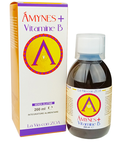 AMYNES + VITAMINE B 200 ml SOSTEGNO IMMUNITARIO/AZIONE TONICA FISICO/UMORALE E ANTIOSSIDANTE-0