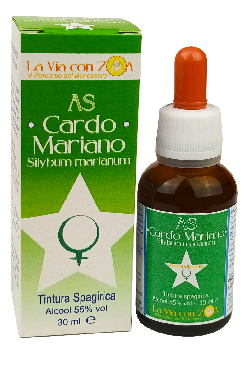 AS CARDO MARIANO 30 ml Funzione Epatica - Funzione Digestiva - Funzionalità Depurative Organismo - Metabolismo dei Carboidrati - Antiossidante