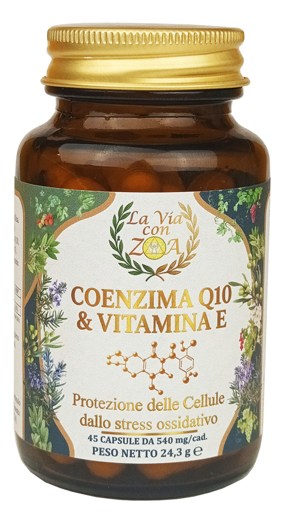 COENZIMA Q10 + VITAMINA E 45 Cps. - Protezione dallo Stress Ossidativo